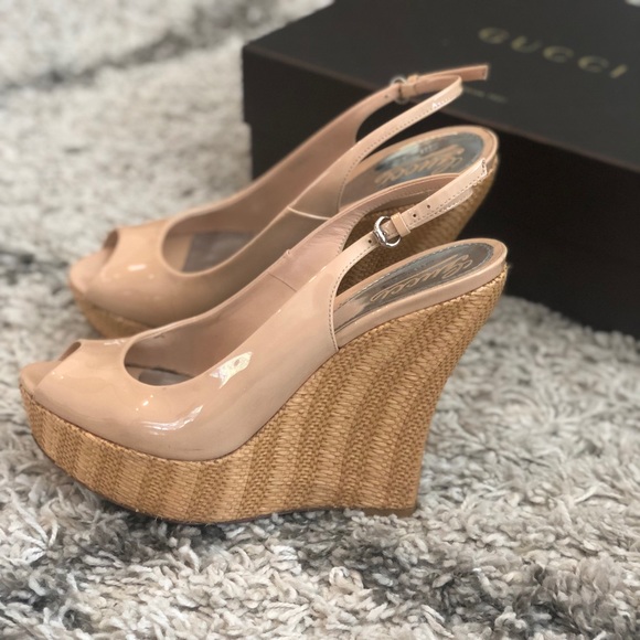 Gucci patent leather wedges - Picture 3 of 6